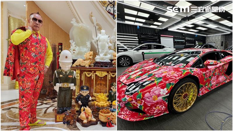 獨／竹北吊車大王「藍寶堅尼變東北大花」