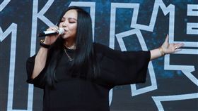 張惠妹神回安那女女戀「很自然」。（記者邱榮吉/攝影）