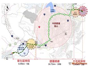 行政院核定台中捷運綠線延伸可行性研究(圖/台中市政府提供/MyGoNews)