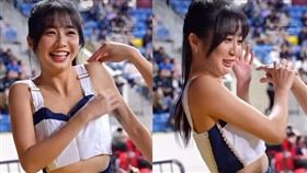 慈妹應援到一半慘遭鹹豬手襲擊，嚇到雙下巴都溢出。（圖／翻攝自IG）