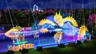 去台中燈會拍雷射光　回家後「手機壞了」