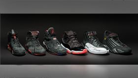 ▲喬丹（Michael Jordan）6雙冠軍球鞋。（圖／翻攝自蘇富比X）