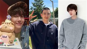 ▲朴珍榮，J-HOPE，Jin。（圖／翻攝自IG）