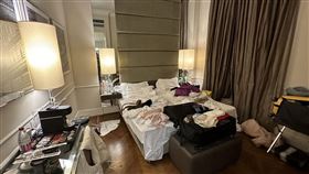 黃大米至義大利旅遊，表示一個人團費要20幾萬，但到目前為止4天住到的房間都超小，浴室沒浴缸，讓她有些不能接受。（圖／黃大米提供）
