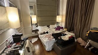 獨／黃大米砸20萬赴義旅遊　一看飯店傻眼