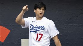 ▲大谷翔平參加道奇球迷日。（圖／美聯社／達志影像）