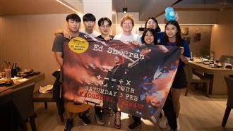 紅髮艾德高雄開唱　邀6粉絲嗑鍋超親民