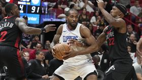 ▲「可愛」雷納德（Kawhi Leonard）過去10年，對上熱火拿下16連勝。（圖／美聯社／達志影像）