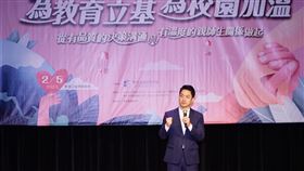 蔣萬安出席臺北市112學年度第2學期公私立中等學校校長會議暨實務工作研討會。（圖／記者許皓婷提供）