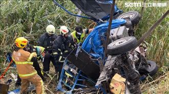 批水果遇死劫　台76貨車墜30米父子雙亡