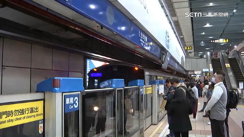 北捷光條含義曝　顏色表「車廂擁擠程度」