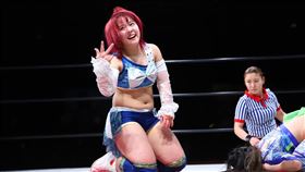 ▲日本21歲甜美女摔角手「朝陽」意外去世。（圖／翻攝自Actress Girls X）