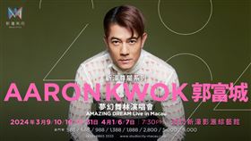 郭富城演唱會登場　新濠專屬天王狂野魅力