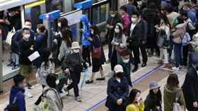 捷運、口罩(圖/記者林聖凱攝影)