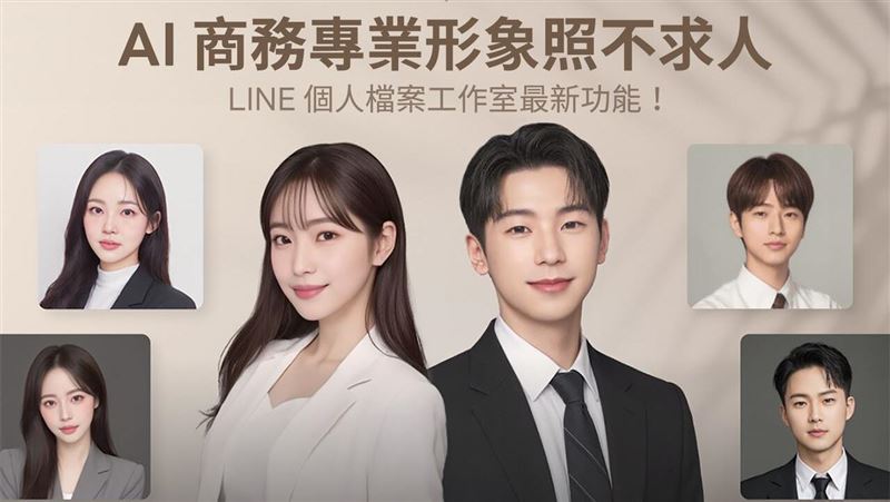 LINE小祕技！AI專業形象照年後轉職超實用