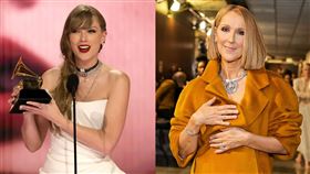 泰勒絲、席琳狄翁。（圖／翻攝自葛萊美獎、席琳狄翁IG）