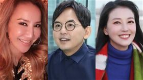 李玟、黃子佼、周海媚。（圖／翻攝自微博、記者邱榮吉攝影）