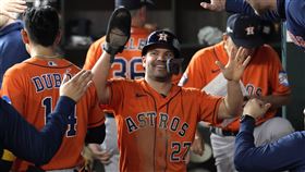 ▲「阿土伯」奧圖維（Jose Altuve）和太空人簽下5年1.25億美金延長合約。（圖／美聯社／達志影像）
