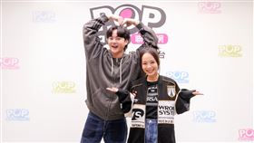 POP Radio 2024年新春特別節目邀請孫淑媚與許富凱共同擔任客座主持。（圖／POP Radio提供）