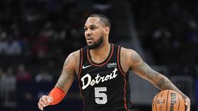 活塞後衛莫里斯（Monte Morris）將改披灰狼球衣。（圖／美聯社／達志影像）