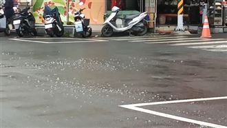 六甲「路面冒泡」不明氣體外洩已排除