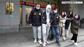 陳沂遭毆時在場勸架的周男被改列共犯逮捕到案。（圖／翻攝畫面）