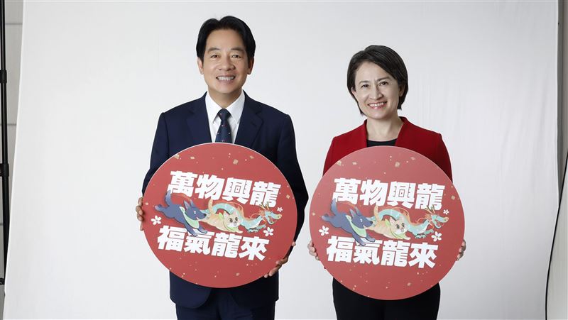 圖多／賴清德、蕭美琴拜年！這句笑翻全場
