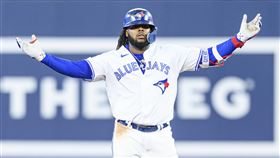 ▲小葛雷諾（Vladimir Guerrero Jr.）打贏薪資仲裁，年薪創下紀錄。（圖／美聯社／達志影像）