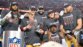 ▲超級盃由堪薩斯城酋長隊對上舊金山49人隊。（圖／翻攝自NFL X）