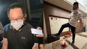 陳致中假釋出獄及過火(組合圖)