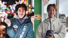 王必勝PO姪子帥照，網暴動：心安理德出道。（圖／翻攝自鄭運鵬臉書、王必勝threads）