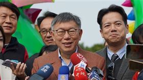 民眾黨主席柯文哲與新竹市長高虹安參拜新竹普天宮（圖／民眾黨提供）