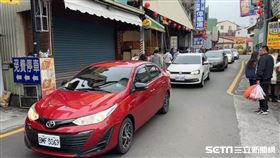 南投紫南宮人潮(翻攝畫面)