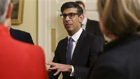 英澳2+2部長級會議登場  首相蘇納克現身致意英國與澳洲外交和國防部長年度2+2會議AUKMIN倫敦時間2月1至2日在英國舉行，1日在首相官邸唐寧街10號登場，首相蘇納克現身致意。（英國首相府提供）中央社記者陳韻聿倫敦傳真  112年2月1日