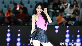 ▲韓籍啦啦隊女神李雅英加盟電豹女。（圖／記者劉彥池攝影）