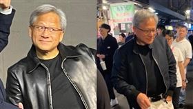 黃仁勳笑喊還想逛夜市，最想吃刈包和剉冰。（圖／記者王翊綺攝影、翻攝自IEObserve 國際經濟觀察臉書粉專）