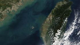 黑水溝不見了　翻攝自鄭明典臉書