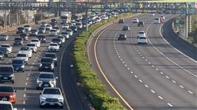 春節國道,翻攝畫面