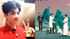 ▲白敬亭，魏大勛，魏晨。（圖／翻攝自微博）