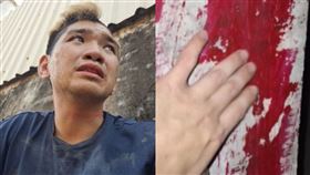 晚安小雞,柬埔寨,軍人,造假,詐騙園區,血痕,虹牌,油漆