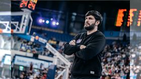 塞爾維亞籍助理教練密特羅維奇(Milan Mitrovic)接任攻城獅主帥。（圖/新竹御頂攻城獅提供）