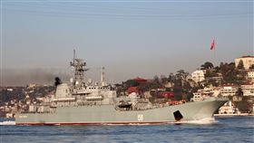 ▲俄軍大型登陸艦庫尼科夫號（Tsezar Kunikov ）遭烏克蘭摧毀。（圖／路透社／達志影像）

