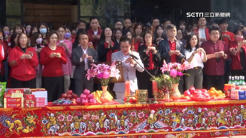 三立集團熱鬧開工！祈願收視、業績長紅