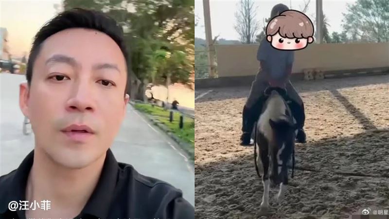 大S女兒騎馬照曝光！網驚呼：基因真強大