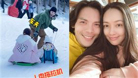 ▲郭碧婷，向佐。（圖／翻攝自微博）