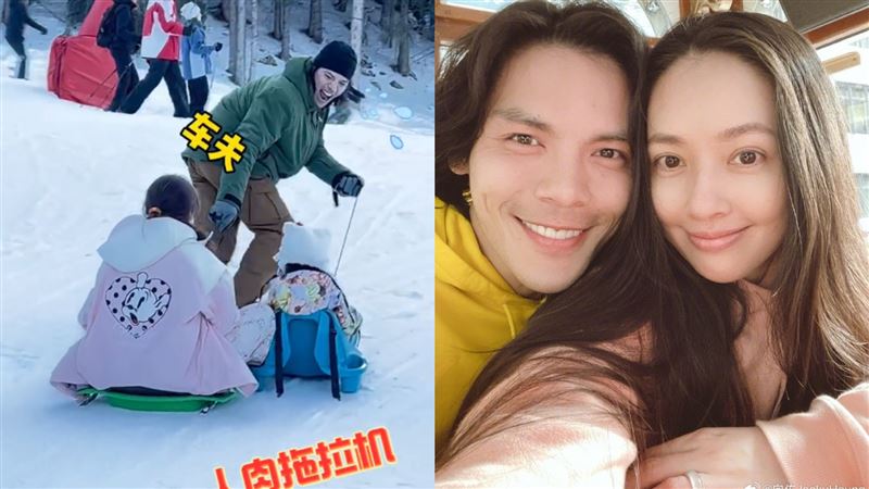 向佐成人形麋鹿！雪地寵郭碧婷舉動全曝光