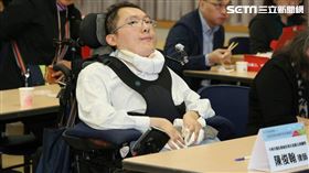 脊髓性肌肉萎縮症（SMA）／民進黨不分區立委被提名人陳俊翰／身障律師（圖／記者楊澍拍攝）