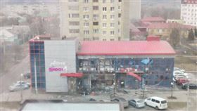 俄羅斯貝爾哥羅德州（Belgorod）遭受空襲（圖／翻攝自推特）