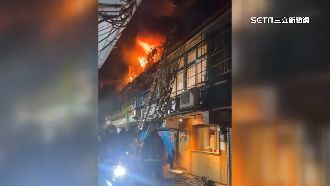 民宅深夜竄火舌　8旬嬤受困送醫仍不治