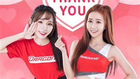 ▲小龍女3Q創隊成員軒軒、練習生講薑。（圖／翻攝自小龍女臉書）